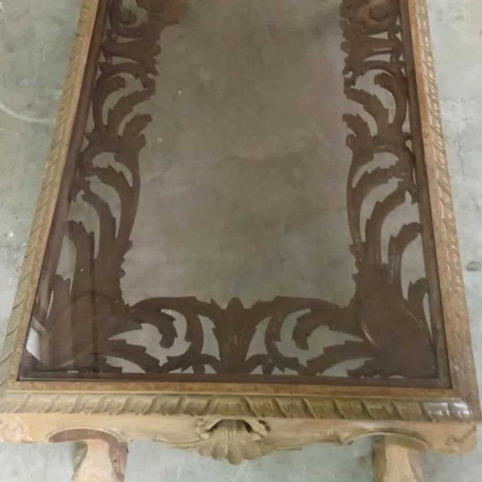 mesa de centro madeira castanho