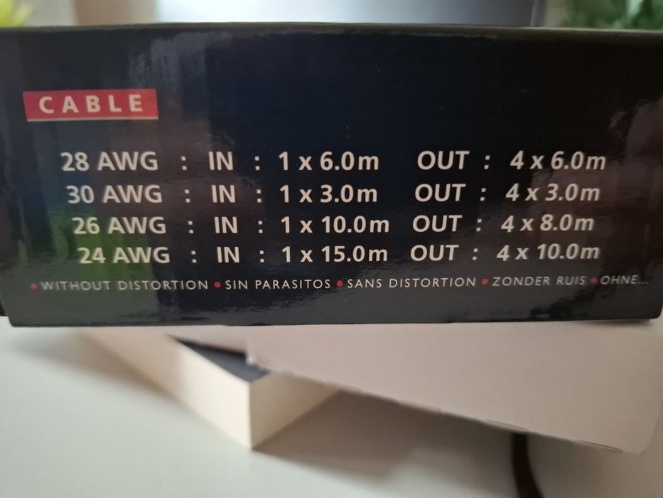 Splitter HDMI  model HDMI-104 K nowy