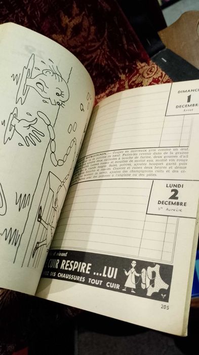 Agenda 1963 De la Boucherie Française