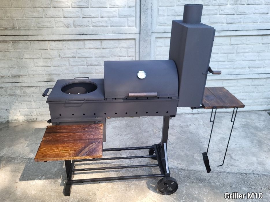 • 3/4/5 мм! ОТ ЗАВОДА! Мангал Барбекю Смокер Гриль / Печь Под Казан