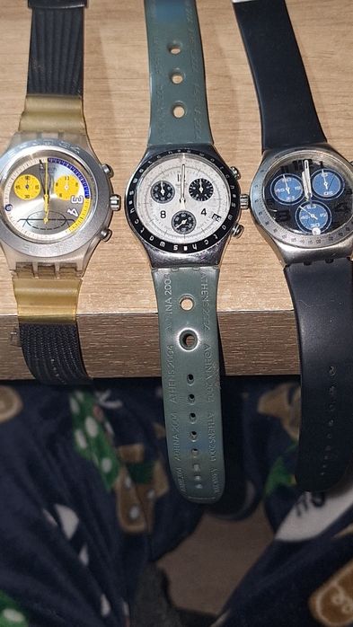 3 cronografos SWATCH 50€