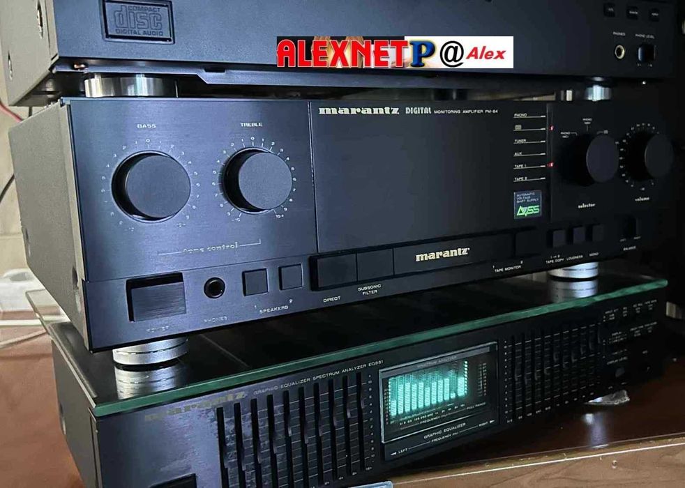 Marantz Digital PM-64 Amplificador potente e impecável