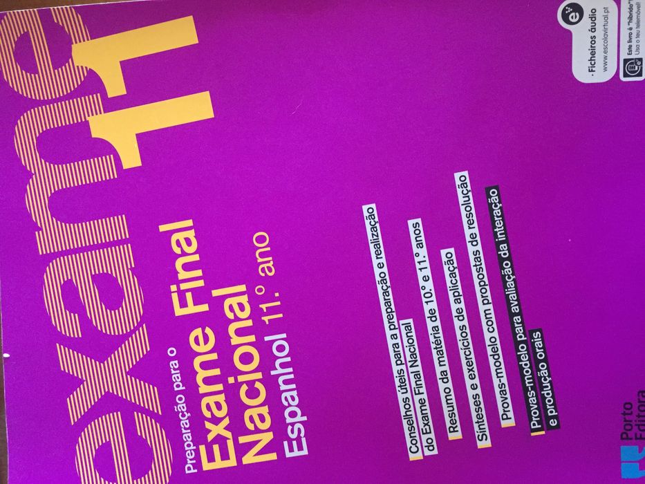 Manual para exame Espanhol 11 ano