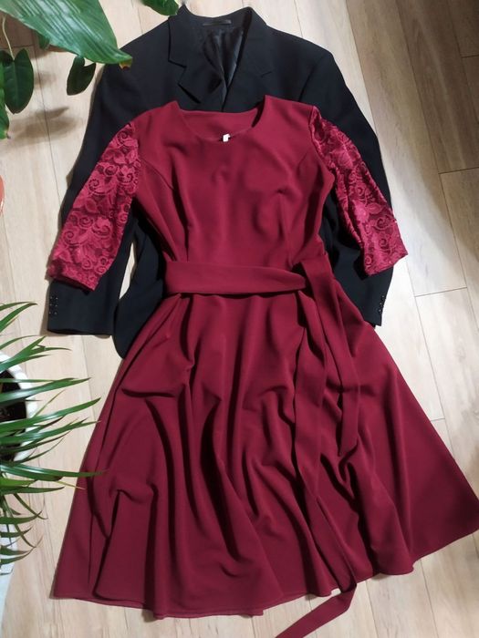 Плаття з поясом 3xl