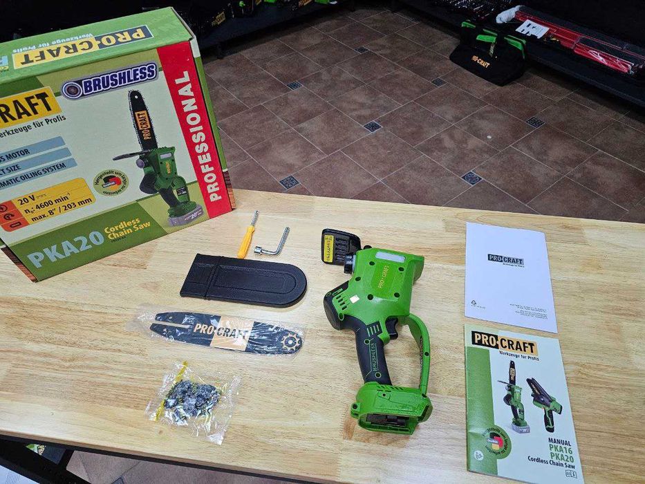 Мини Пила Procraft PKA20 Подача Масла Бесщеточный двиг.