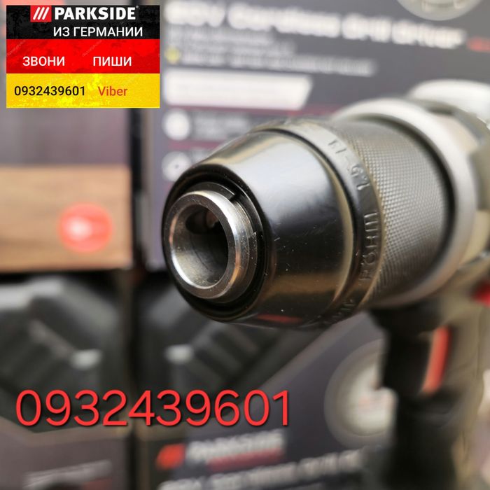 Бесщёт. шуруповерт/дрель 20В из ГЕРМАНИИ Parkside Perf PABSP 20 C4
