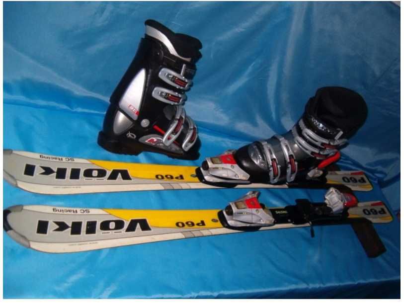 Super komplet narty VOLKI 130 + buty NORDICA 38