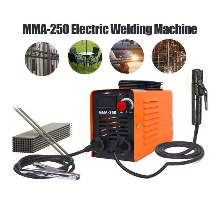 Máquina de Soldar Inverter MMA-250 Turbo – Potência Profissional e Ult