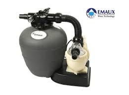 Фильтровальная установка для бассейна Emaux FSP 350, насосы, трубы.