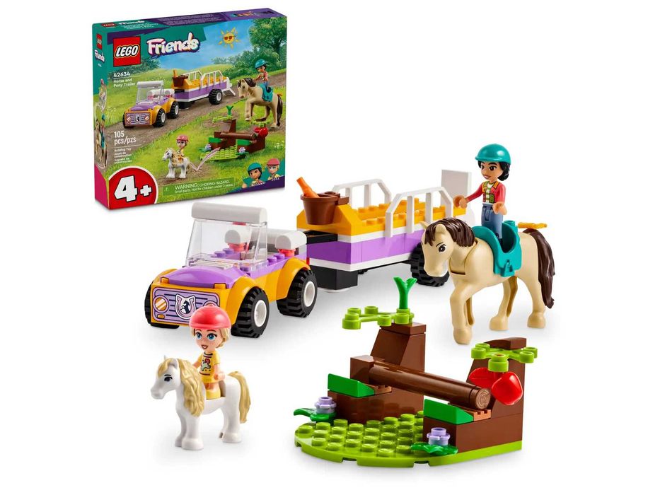Lego Friends 42634 Przyczepka dla konia i kucyka