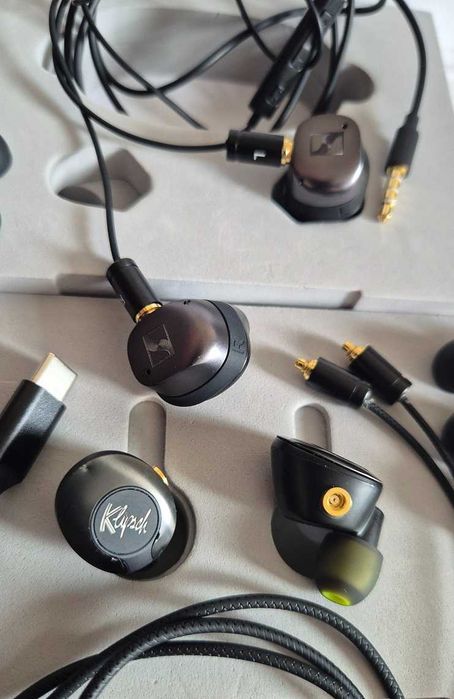 Słuchawki Klipsch T5 II i Sennheiser TWS3 mmcx zestaw
