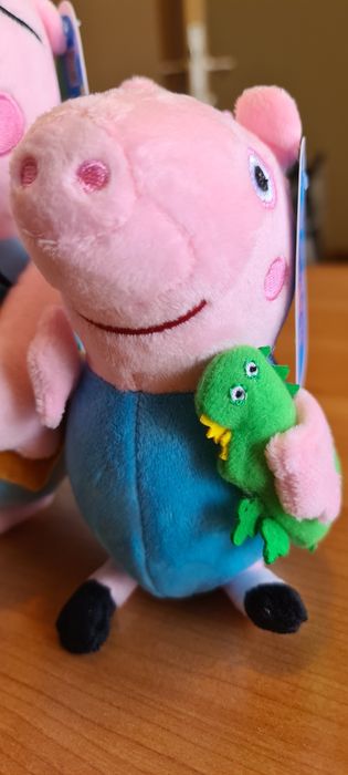 Pack de 4 peluches peppa pig novos