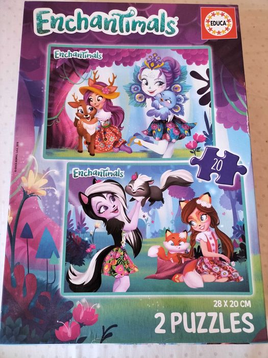 2 Puzzles enchantimals 3+