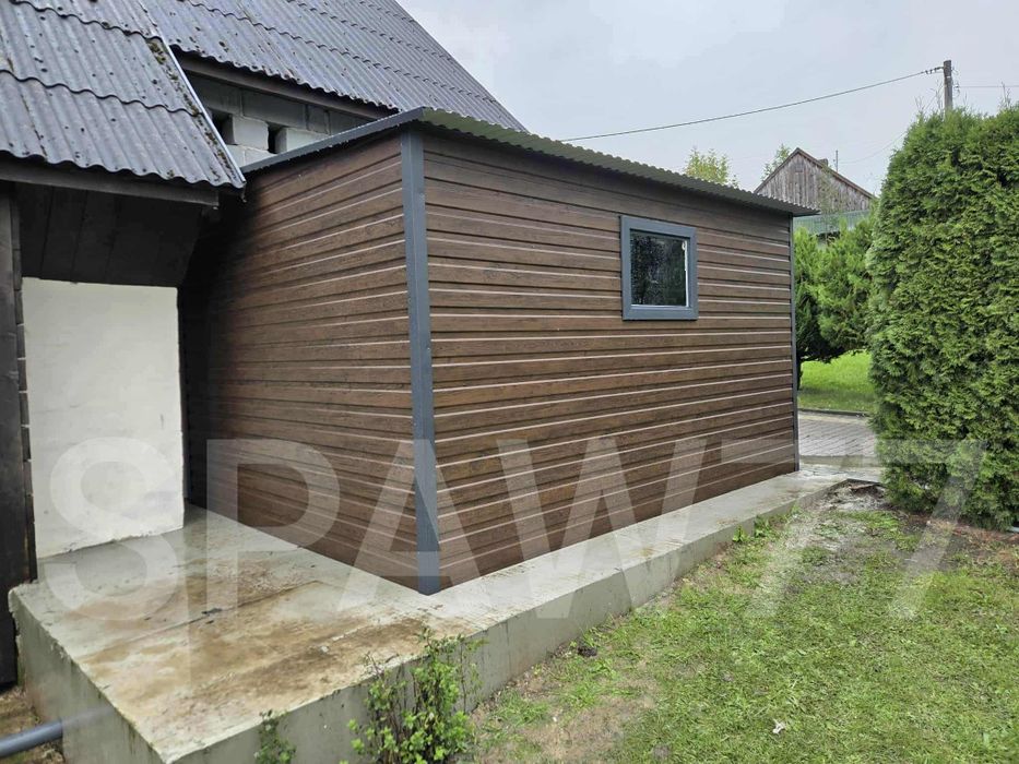 Domek narzędziowy. Domek ogrodowy. Pomieszczenie gospodarcze.