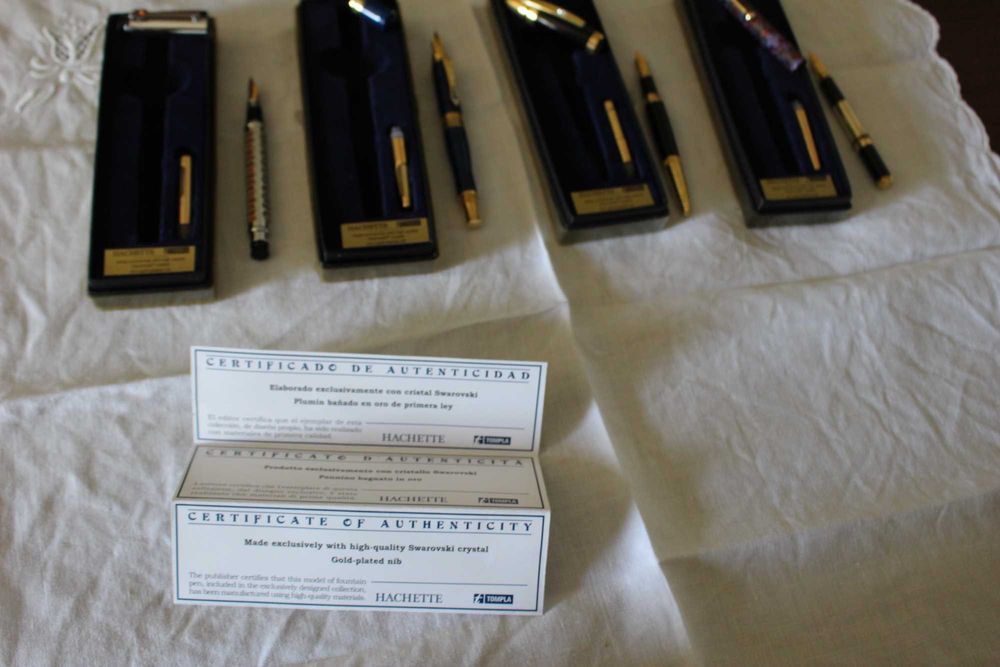 Canetas de tinta permanente Hachette .  Cada 35€