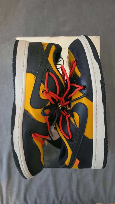 Nike Dunk Low Off-White University Gold