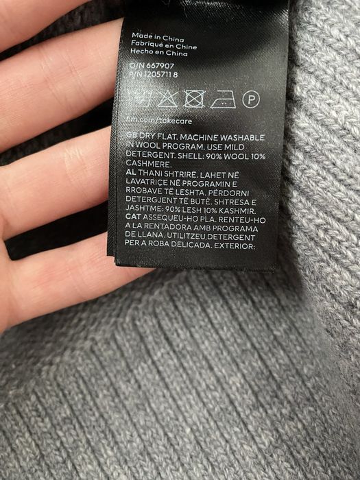 Джемпер H&M premium wool/cashmere