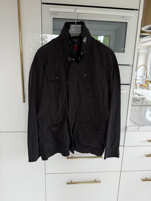 my Hilfiger męska kurtka jesienna wiosenna  czarna XL