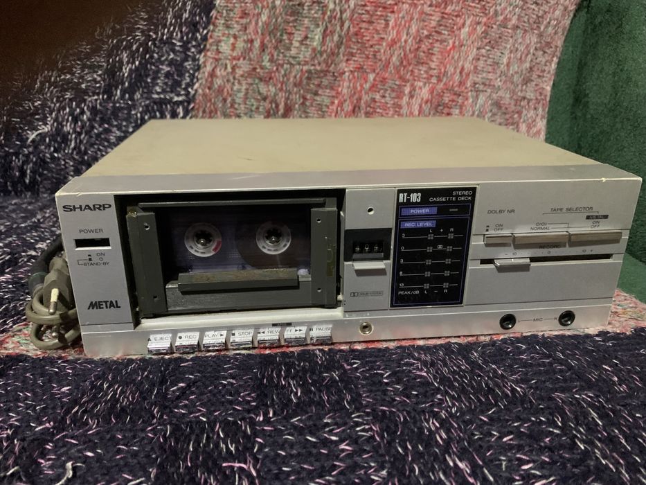 Sharp касетна дека магнитофон приставка