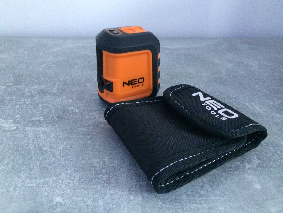 Laser krzyżowy Neo Tools 75-106 zielona wiązka - jak nowy.
