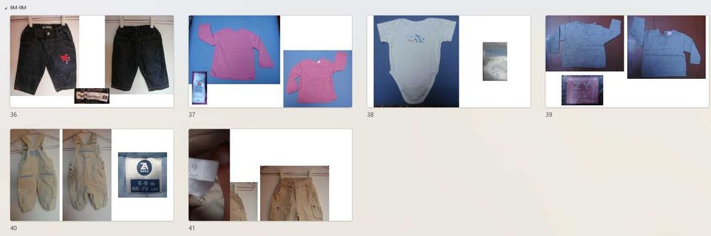 Roupa de Bebe Variada 1M aos 12M