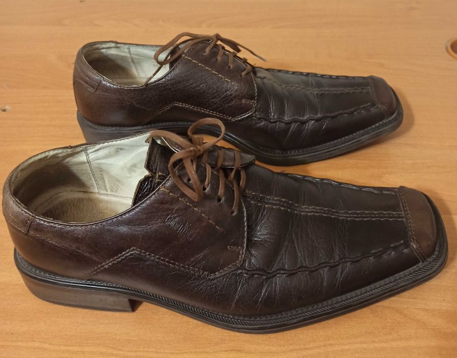 Buty męskie, skora naturalna, 42