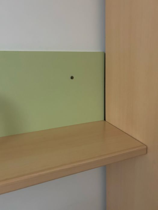 Prateleira fundo verde