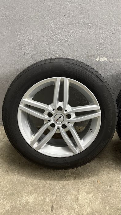 Koła zimowe 225/55/17 BMW Mini VW Skoda Seat Audi Mercedes 5x112 ET52