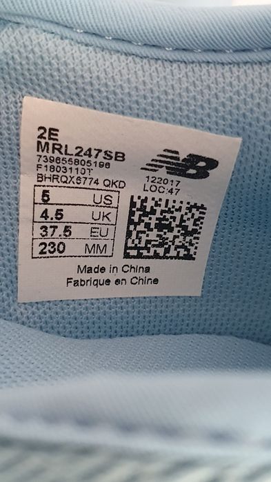 Buty nowe sportowe New Balance modne rozmiar 37.5