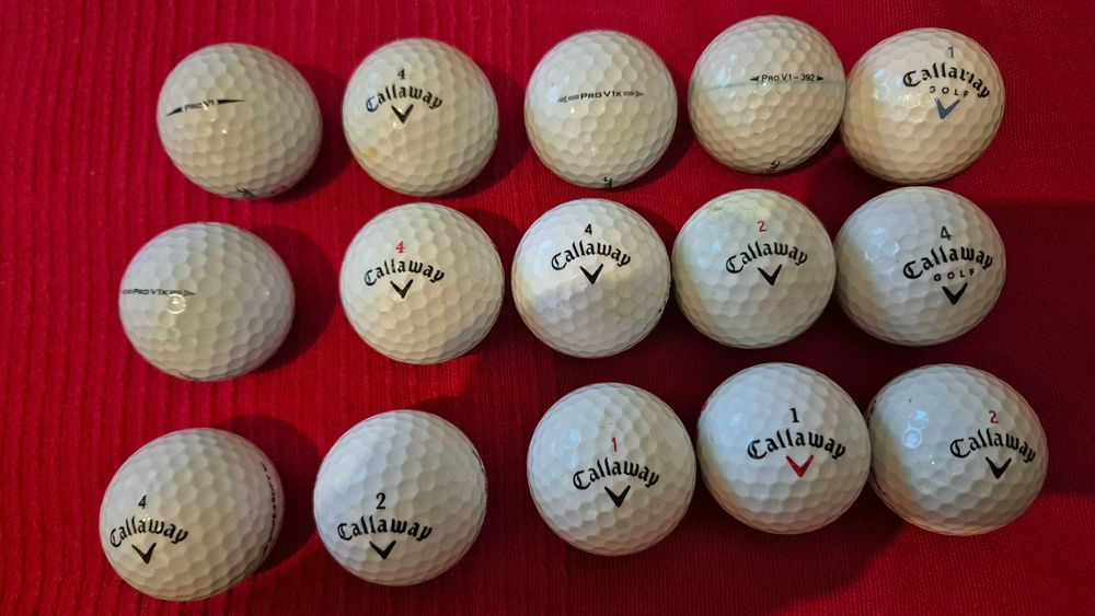 15 bolas de golf
