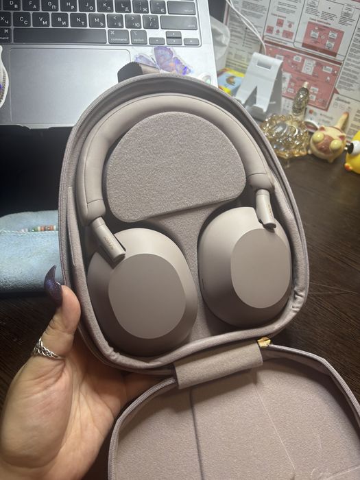 Навушники Sony WH-1000XM5 Wireless Noise Cancelling Headphones Powder Pink