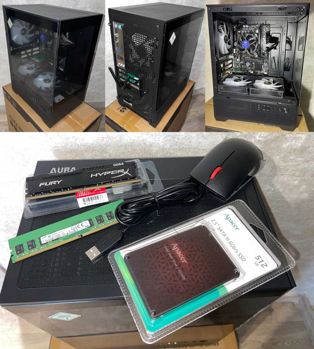 Ігровий компьютер GAMER AURA ELITE SSD DDR4 Wi-FI