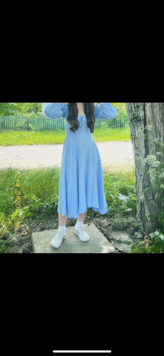 Літня лляна сукня