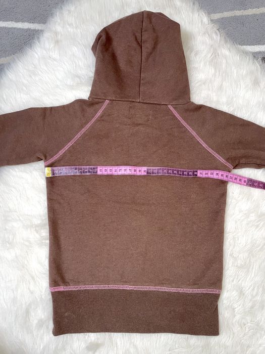 Brązowa bawełniana dziewczęca bluza miss evie 116 cm 6 lat