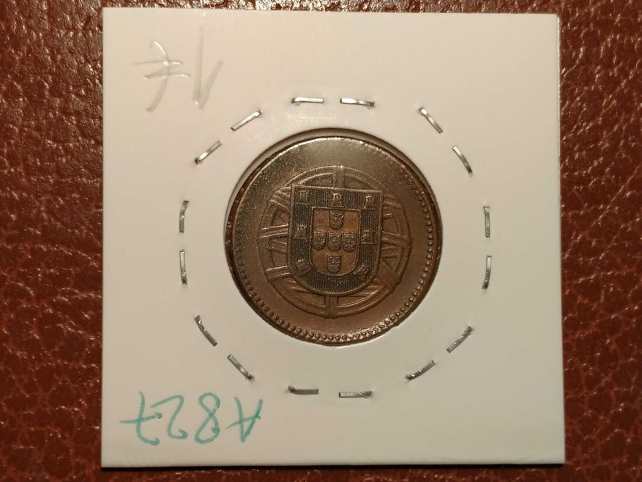 A827 moeda de 2 centavos de 1918 em bronze - Portugal