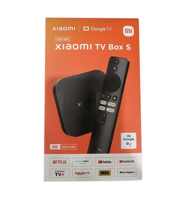 Receptor Google TV Xiaomi Mi Box S 2nd Gen 4K (Novo)