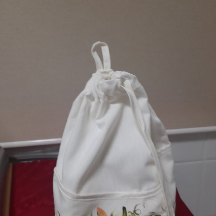 Puxa sacos(saco pintado à mão  para guardar sacos)