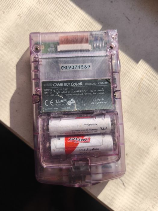 Vendo Game Game Boy Color Atomic Purple com dois Jogos