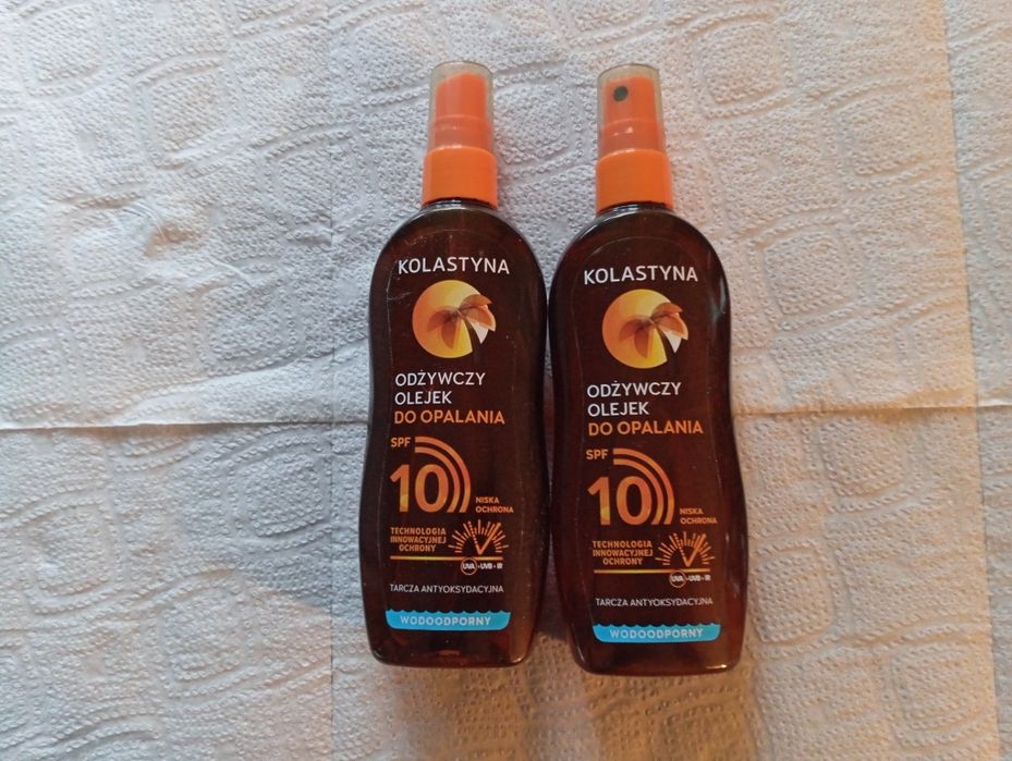 Kolastyna Odżywczy olejek do opalania spf 10 150 ml 2 szt.
