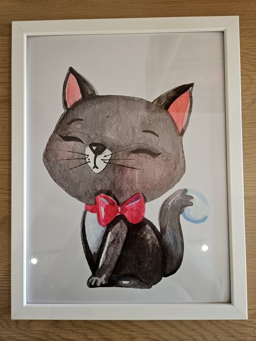 Zestaw 3 obrazków do pokoju dziewczynki 33x43cm
