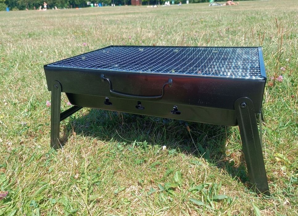grill turystyczny węglowy składany przenośny ogrodowy walizka