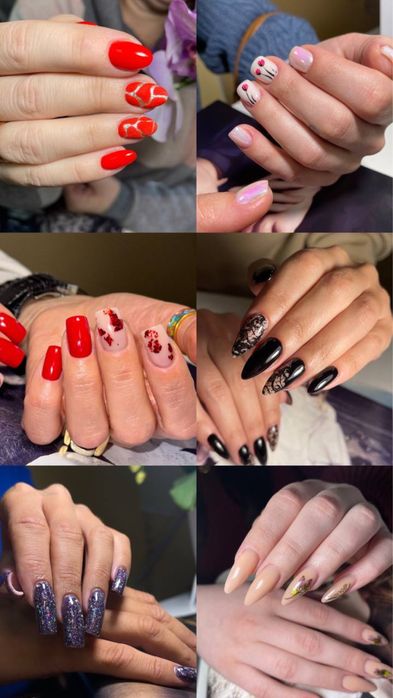 Манікюр, Маникюр, Педикюр, Нарощування нігтів, гель, акрил, френч,