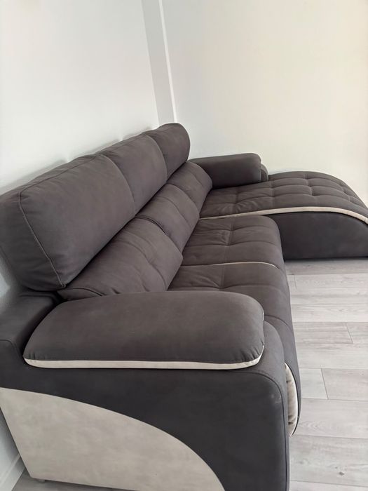 Sofá chaise long como novo