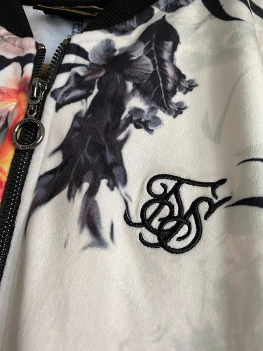 Piękna bluza bomberka w kwiaty Siksilk M/L / NOWA