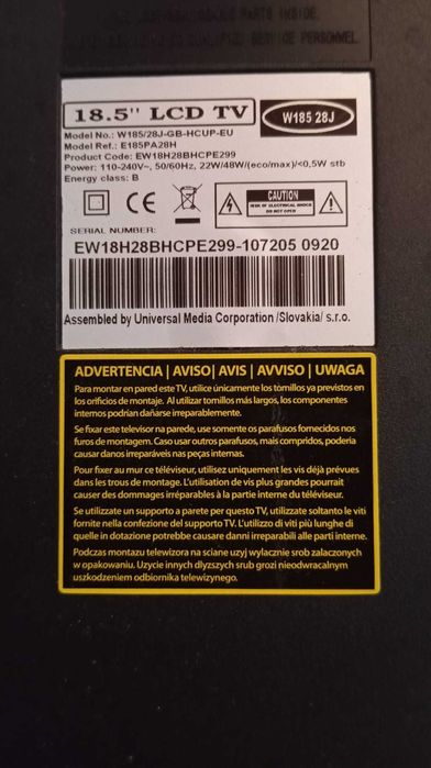 Televisor LCD 18.5''