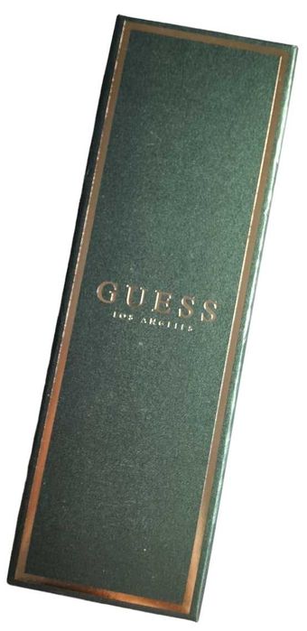 GUESS LOS ANGELES zestaw prezentowy potrójny naszyjnik+kolczyki klucz