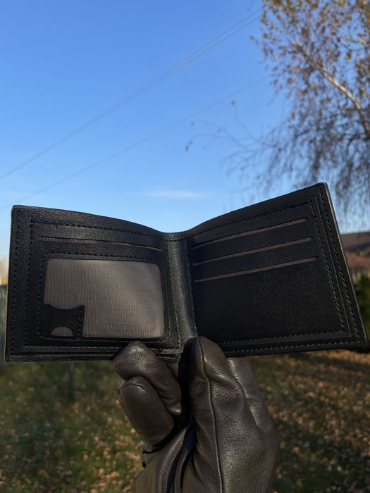 Portfel Męski Czarny Dolar Damski Moda