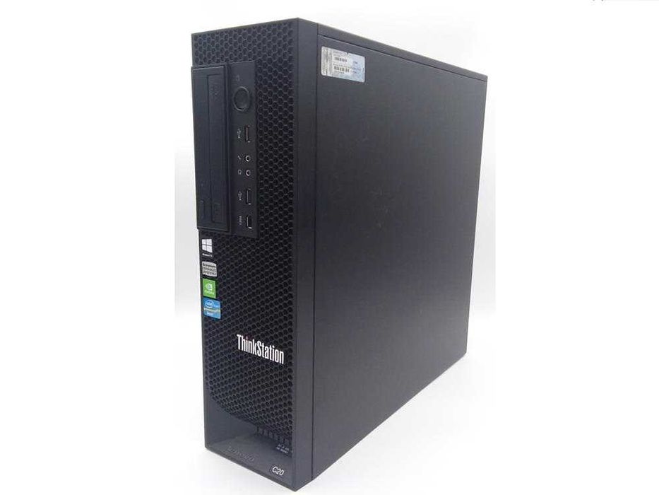 Komputer Używany Lenovo C20 Xeon 24GB 480 SSD Quadro W10 Gwar FV