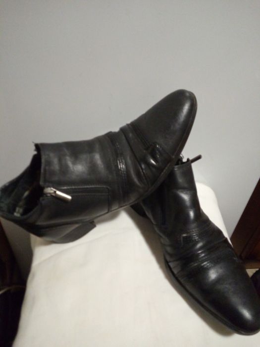 Шкіряні зимові чоловічі ботинки р. 43