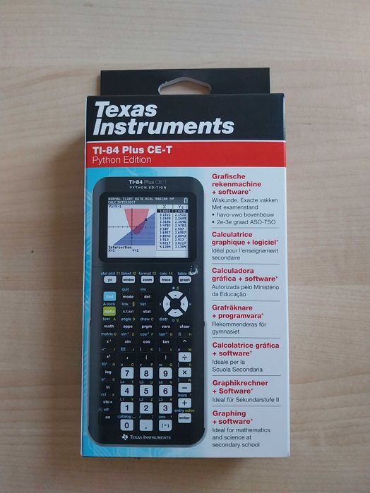 Calculadora Texas TI-84 Plus CE-T Python Edition +Software